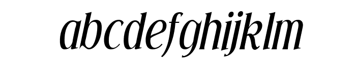 Effloresce Italic Font LOWERCASE