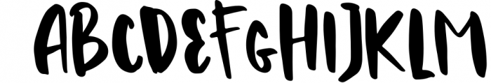 Eferett - A Playful Hand Brush Font Font UPPERCASE