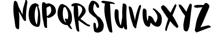 Eferett - A Playful Hand Brush Font Font UPPERCASE