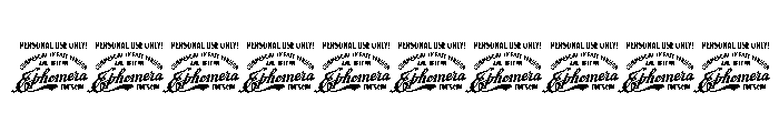 EFCO Fairley Demo Font OTHER CHARS