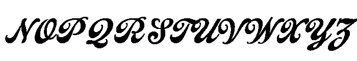 EFCO Fairley Demo Font UPPERCASE