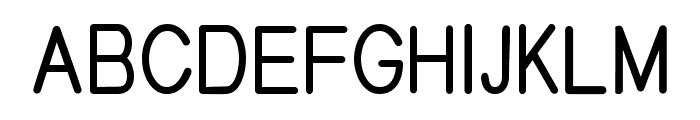EFITYPE REVERSE Regular Font UPPERCASE