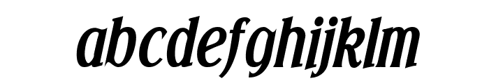 Effloresce-BoldItalic Font LOWERCASE
