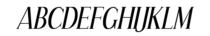 Effloresce-Italic Font UPPERCASE