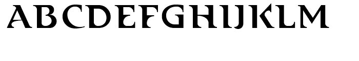 EF Abetka Regular Font UPPERCASE
