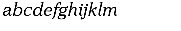 EF Accolade Light Italic Font LOWERCASE