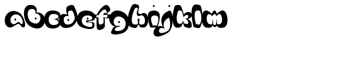 EF Afrodite Funky Font LOWERCASE