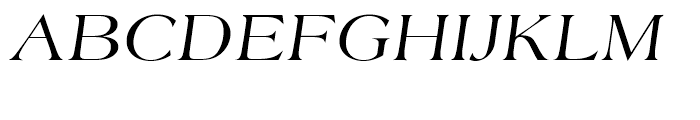 EF Americana Regular Italic Font UPPERCASE