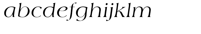 EF Americana Regular Italic Font LOWERCASE