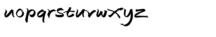 EF Autograph Script Bold Alternates Font LOWERCASE