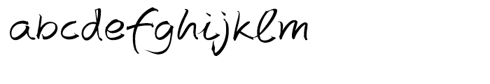 EF Autograph Script Regular Alternate Turkish Font LOWERCASE