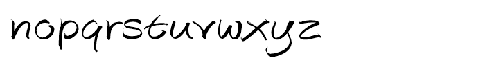 EF Autograph Script Regular Alternate Turkish Font LOWERCASE