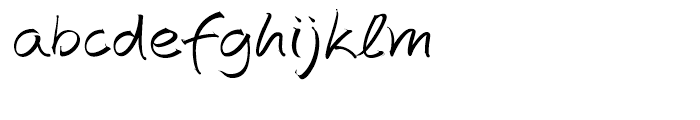 EF Autograph Script Regular Turksih Font LOWERCASE