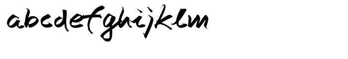 EF Autograph Script Turkish Bold Alternates Font LOWERCASE