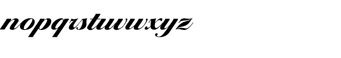 EF Ballantines Script Turkish Extra Bold Font LOWERCASE