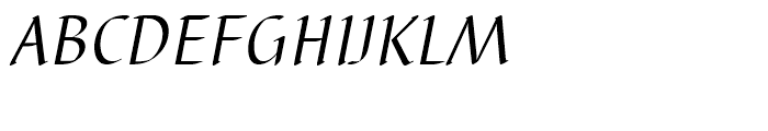 EF Barbedor Regular Italic SC Font UPPERCASE