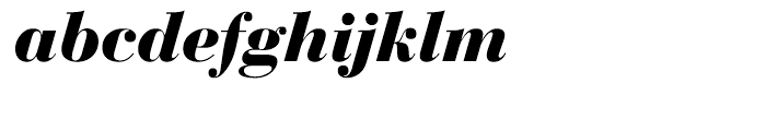 EF Bauer Bodoni Turkish Bold Italic Font LOWERCASE