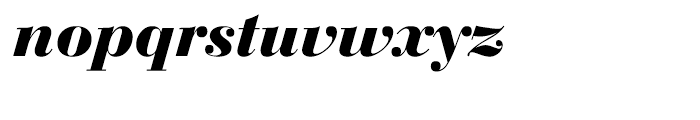 EF Bauer Bodoni Turkish Bold Italic Font LOWERCASE