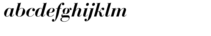 EF Bauer Bodoni Turkish Medium Italic Font LOWERCASE
