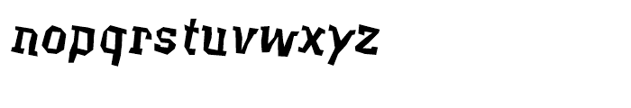 EF Beasty Regular Oblique Font LOWERCASE