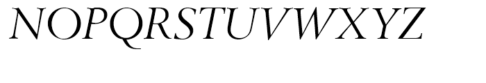 EF Berling Regular Italic Font UPPERCASE