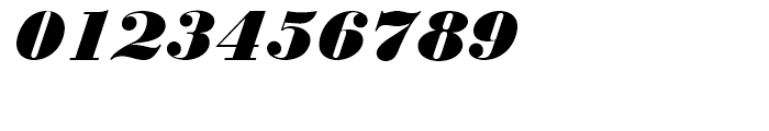 EF Bodoni No 1 Black Italic Font OTHER CHARS