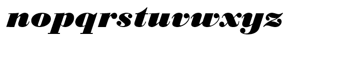 EF Bodoni No 1 Black Italic Font LOWERCASE