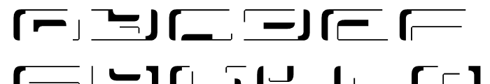 EF CHICgo Regular Font LOWERCASE