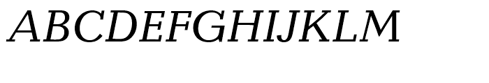 EF Candida Regular Italic Font UPPERCASE