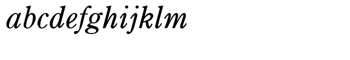 EF Century Old Style Regular Italic Font LOWERCASE