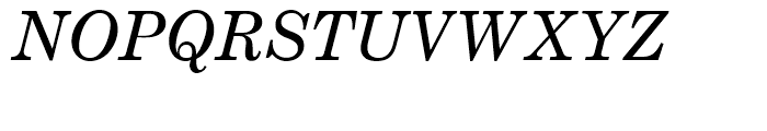 EF Century Schoolbook Regular Italic Font UPPERCASE