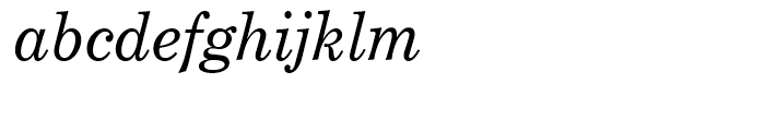 EF Century Schoolbook Regular Italic Font LOWERCASE