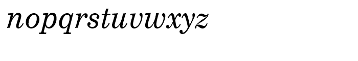 EF Century Schoolbook Regular Italic Font LOWERCASE