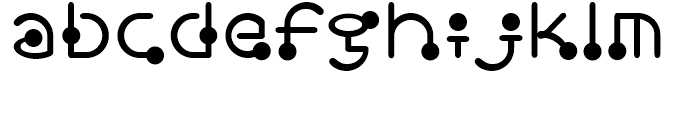 EF Craze Regular Font LOWERCASE