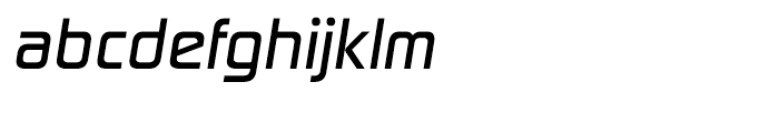 EF Digital Sans CE Medium Italic Font LOWERCASE