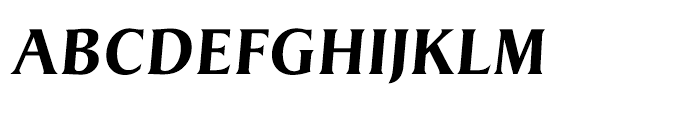 EF Dragon CE Demi Bold Italic Font UPPERCASE