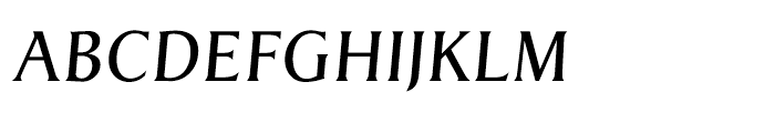 EF Dragon CE Light Italic Font UPPERCASE