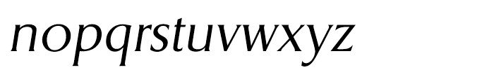 EF Dragon CE Light Italic Font LOWERCASE