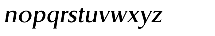 EF Dragon CE Medium Italic Font LOWERCASE