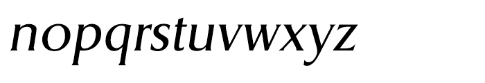EF Dragon CE Regular Italic Font LOWERCASE