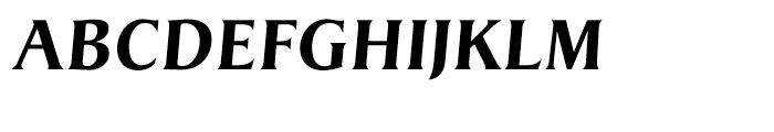EF Dragon Demi Bold Italic Font UPPERCASE