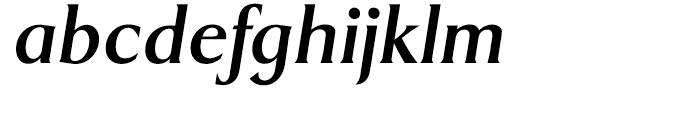 EF Dragon Demi Bold Italic Font LOWERCASE