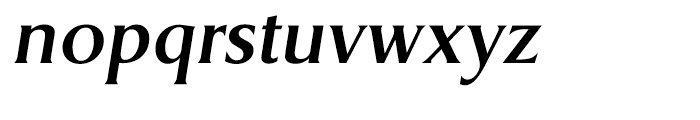 EF Dragon Demi Bold Italic Font LOWERCASE