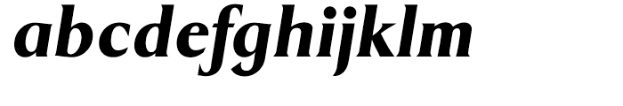 EF Dragon Extra Bold Italic Font LOWERCASE