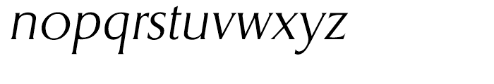EF Dragon Extra Light Italic Font LOWERCASE