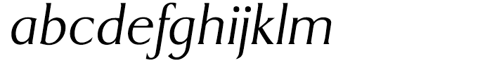 EF Dragon Light Italic Font LOWERCASE