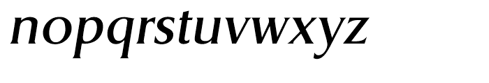 EF Dragon Medium Italic Font LOWERCASE