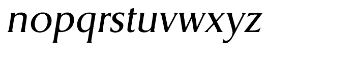 EF Dragon Regular Italic Font LOWERCASE