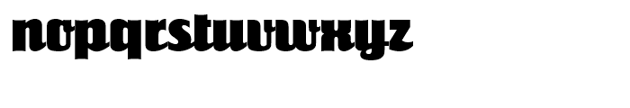 EF Einhorn Regular Font LOWERCASE