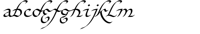 EF Elf Regular Font LOWERCASE